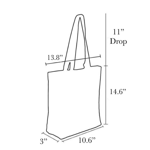 Two Girls Shopping in Paris Zippered Shoulder Tote Bag - Picture 16 of 16